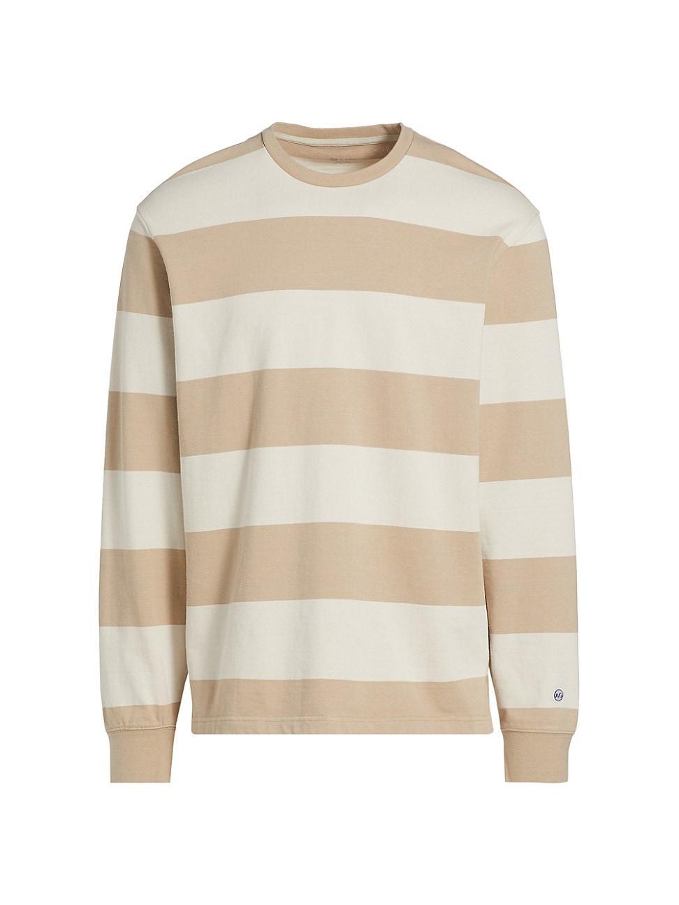 Mens Wade Striped Cotton Sweatshirt Product Image