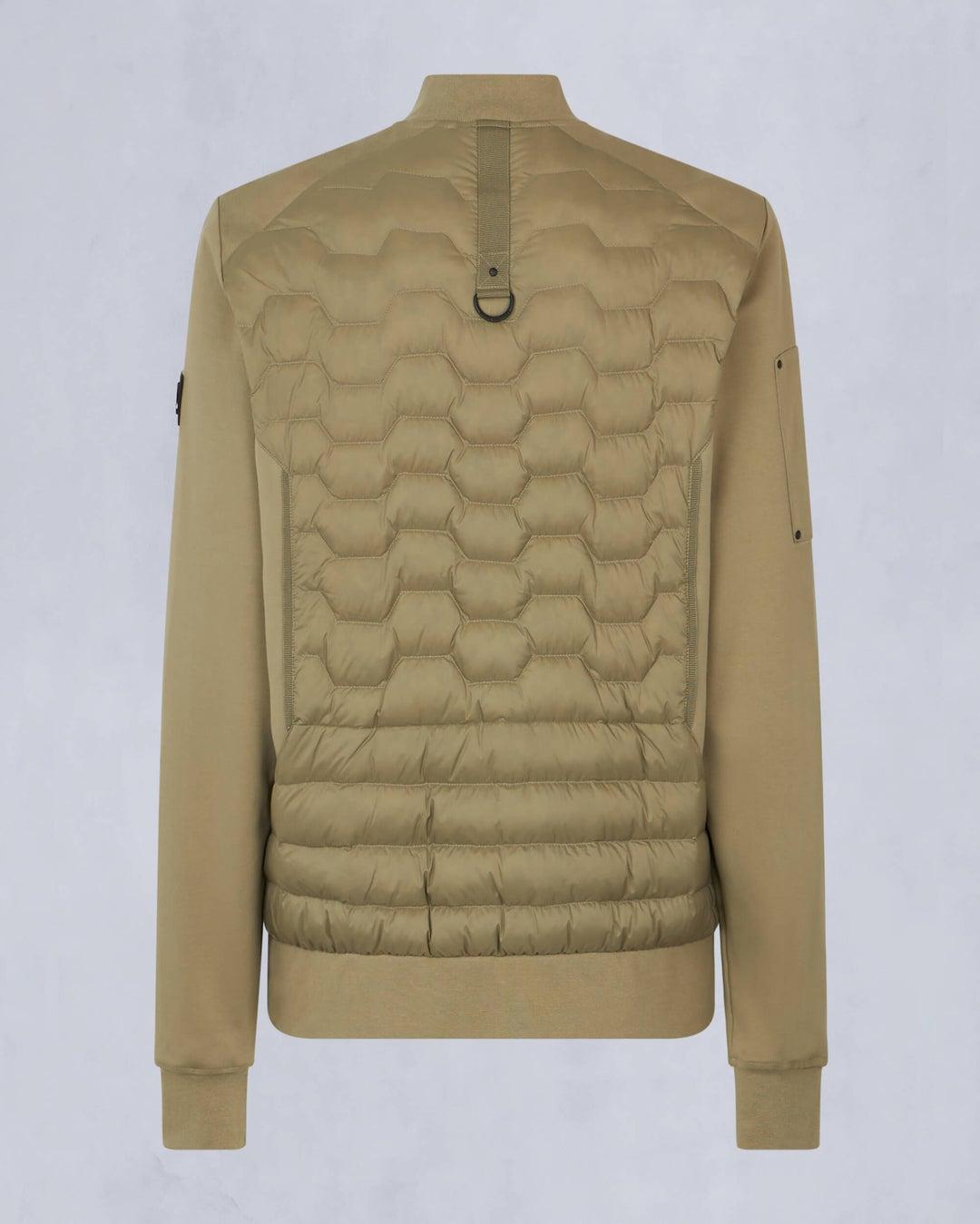 Moose Knuckles Mens Granite Bomber in Sage Product Image