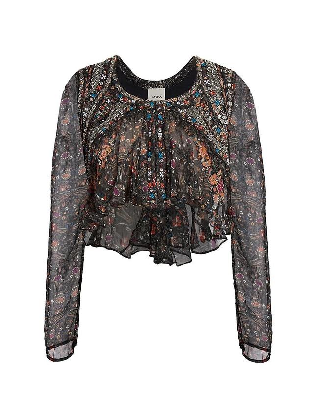 Womens Olaya Printed Top Product Image