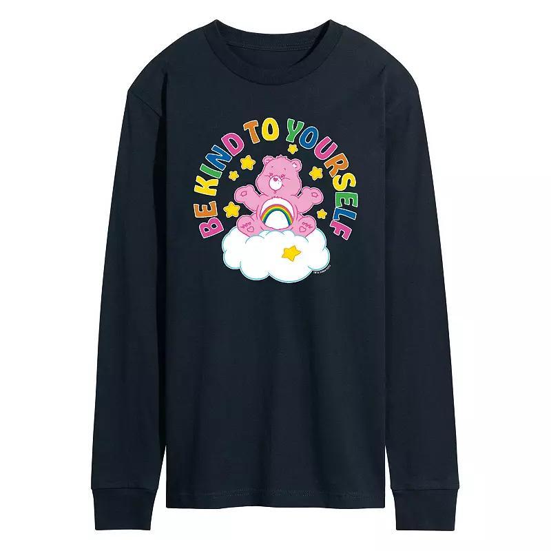 Mens Care Bears Be Kind To Yourself Long Sleeve Graphic Tee Product Image