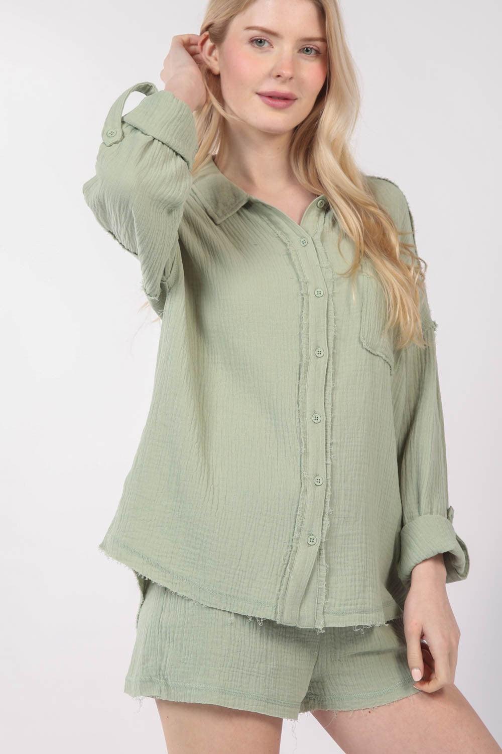 Buttoned in Cotton Set Product Image