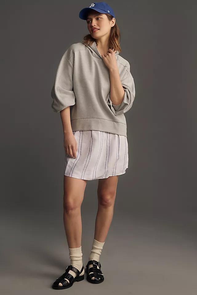 Pilcro Hooded Sweatshirt Twofer Mini Dress Product Image