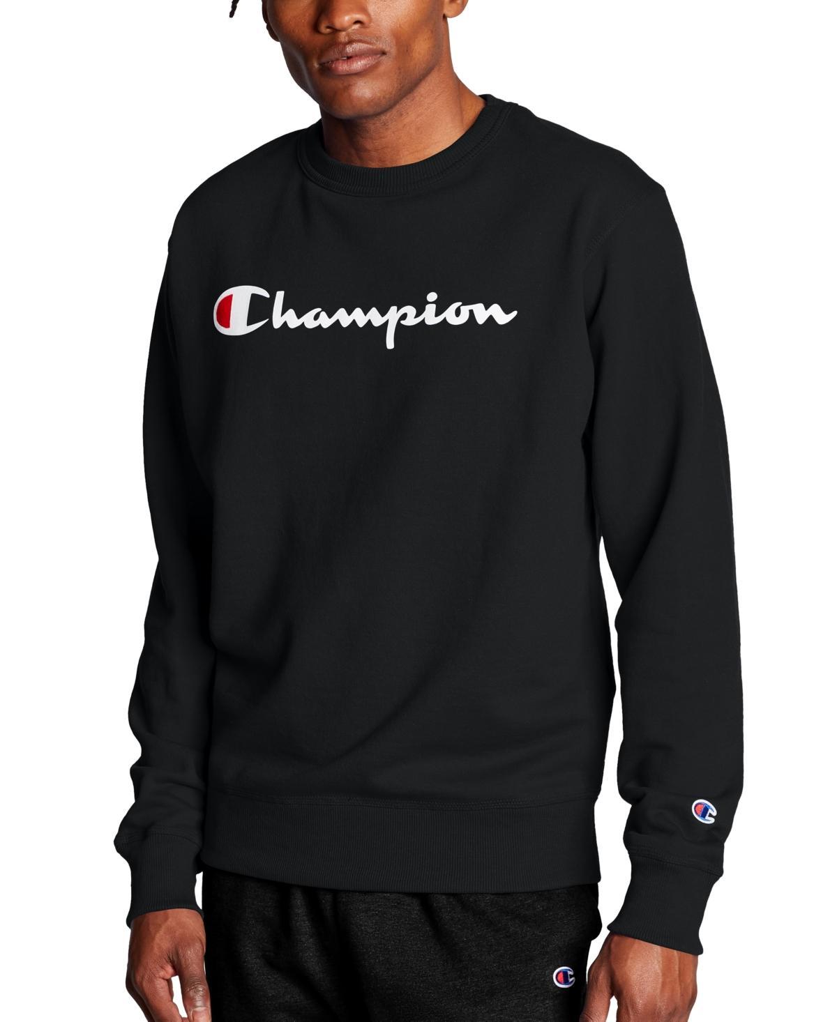 Champion Mens Big & Tall Powerblend Logo Graphic Fleece Sweatshirt Product Image