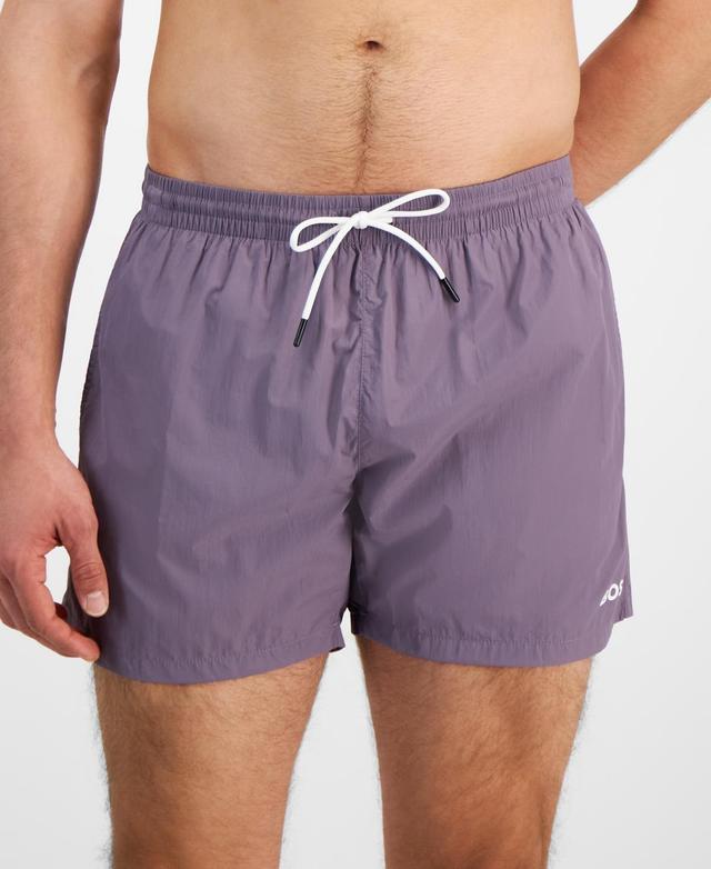 HUGO BOSS Boss By  Men's Lee Drawstring 5.3" Swim Trunks, Created For Macy's In Medium Purple Product Image