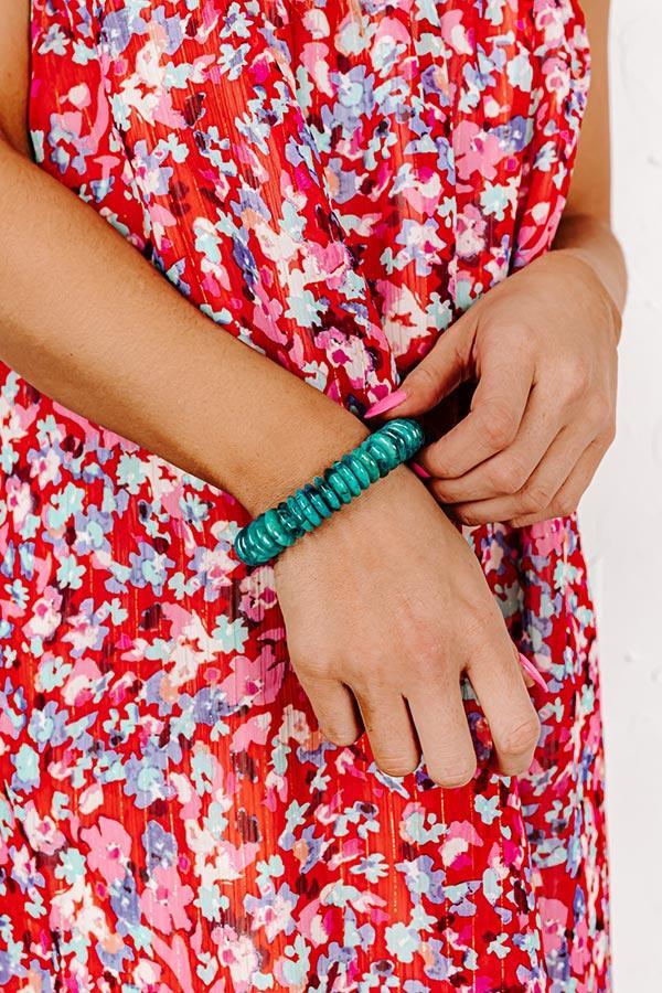 Staying Downtown Bracelet In Turquoise Product Image