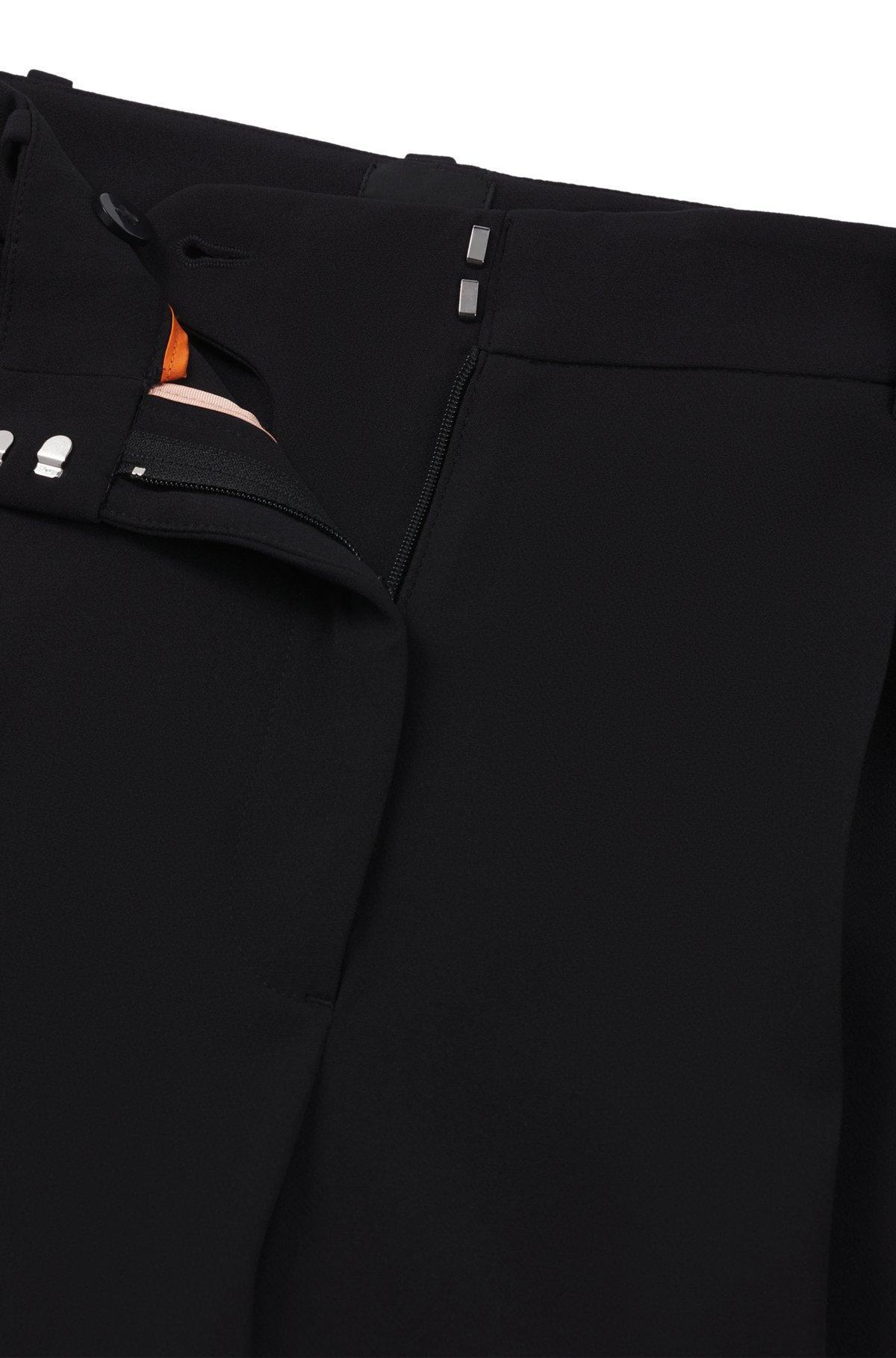 Boot-leg trousers in stretch fabric Product Image