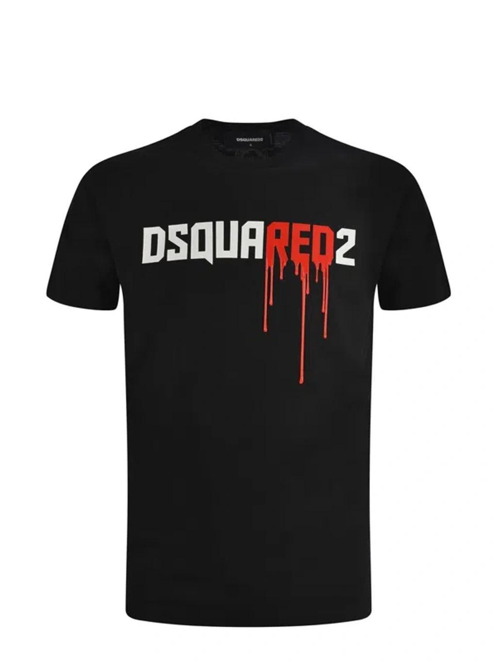 DSQUARED2 Logo-print Cotton T-shirt Product Image