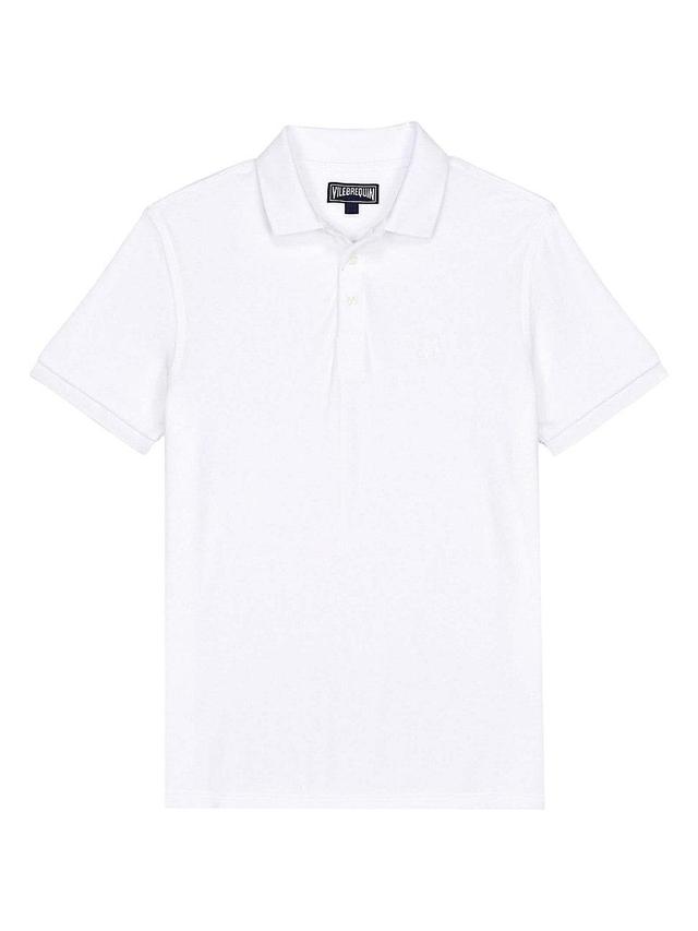 Mens Terry Polo Shirt Product Image