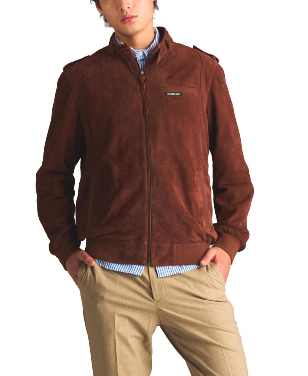 Mens Soft Suede Leather Iconic Jacket Product Image