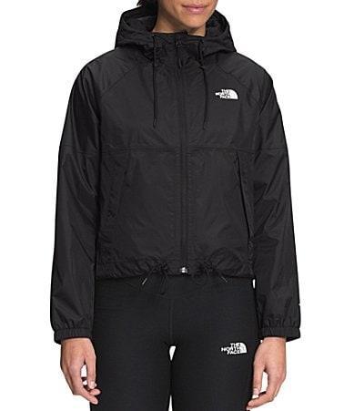 The North Face Women's Antora Rain Hoodie TNF Black / Lime Cream Product Image