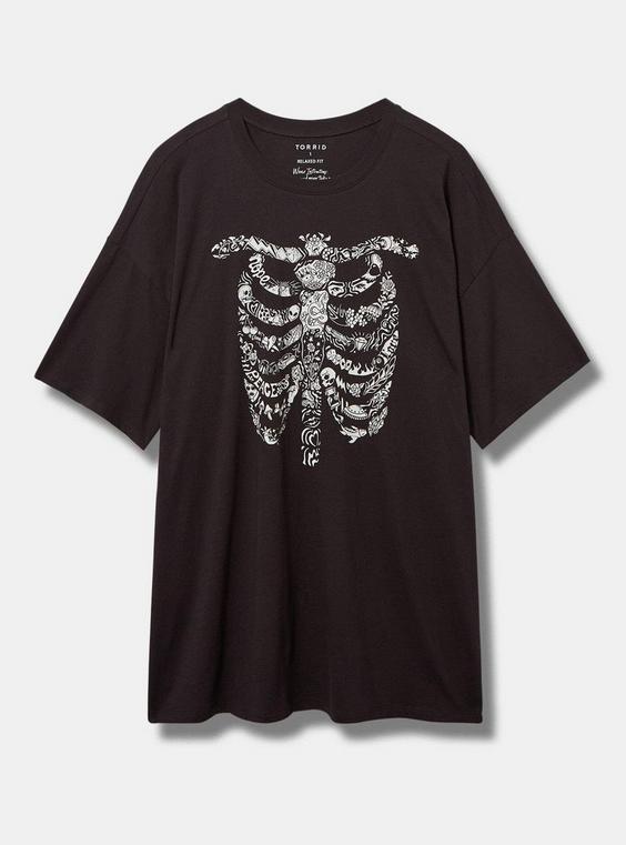 Rib Cage Relaxed Fit Heritage Jersey Oversize Tee Product Image