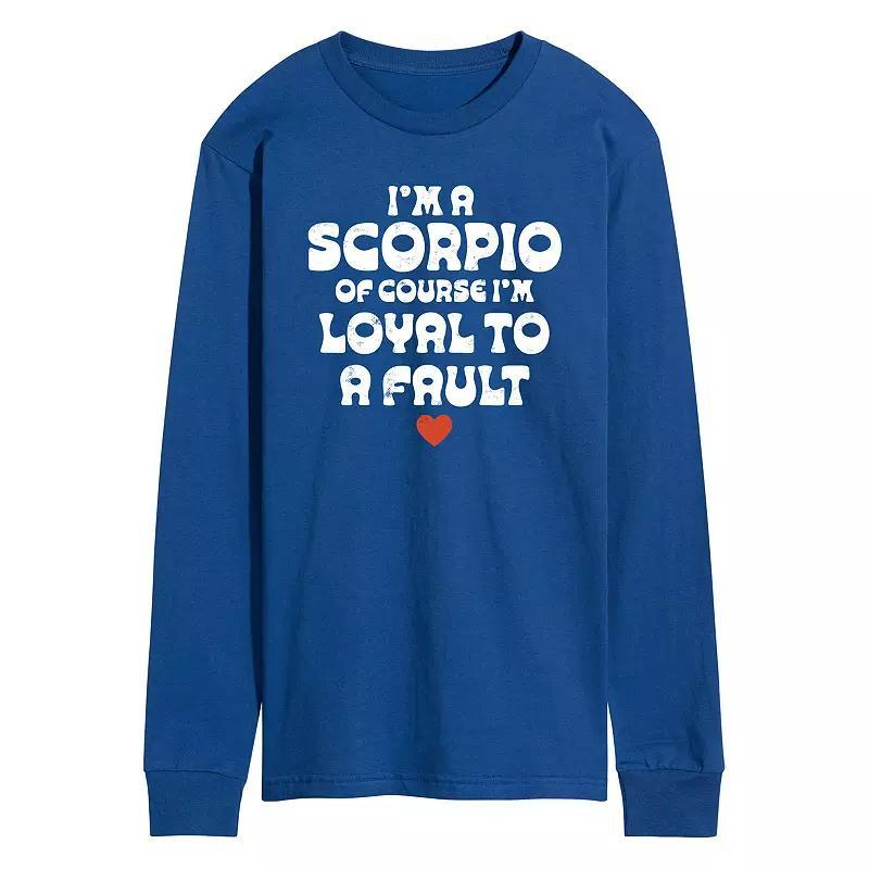 Mens Im A Scorpio Loyal To A Fault Long Sleeve Graphic Tee Product Image