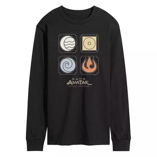 Mens Avatar Nations Symbols Long-Sleeve Tee Product Image