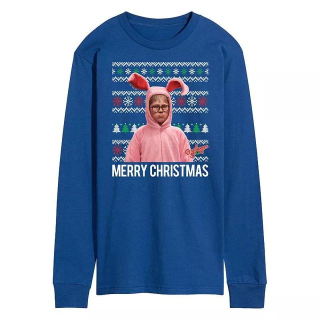 Mens A Christmas Story Merry Christmas Long Sleeve Graphic Tee Product Image