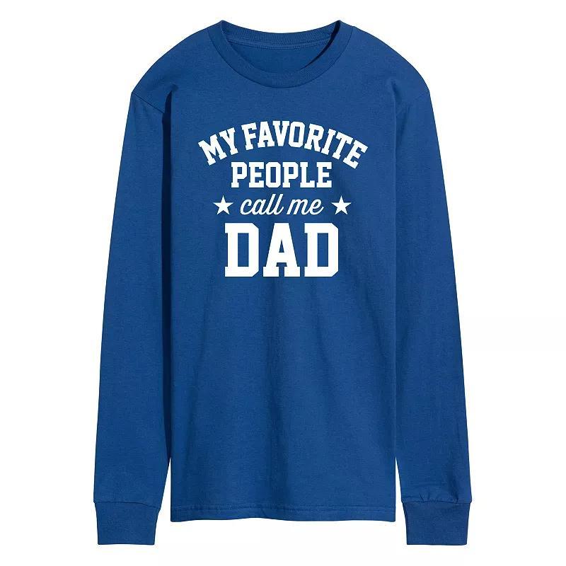 Mens My Favorite People Call Me Dad Long Sleeve Product Image