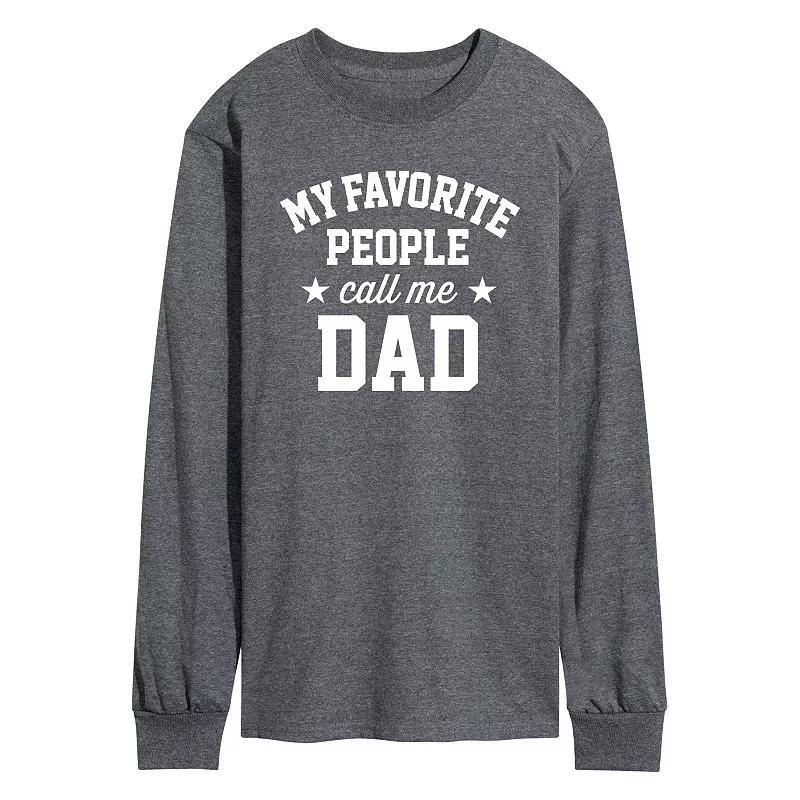 Mens My Favorite People Call Me Dad Long Sleeve Product Image