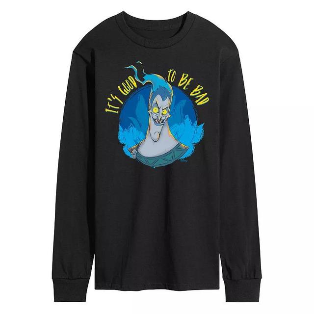 Disney Villains Hades Mens Good To Be Bad Long Sleeve Graphic Tee Product Image