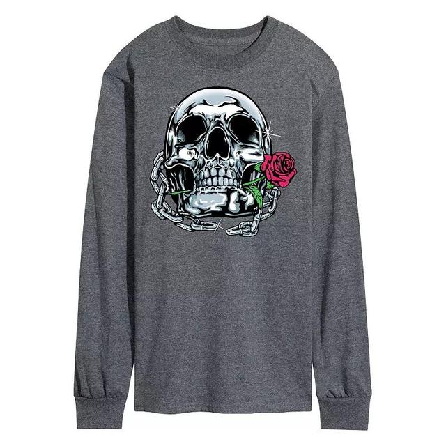 Mens Shiny Skull Tee Product Image