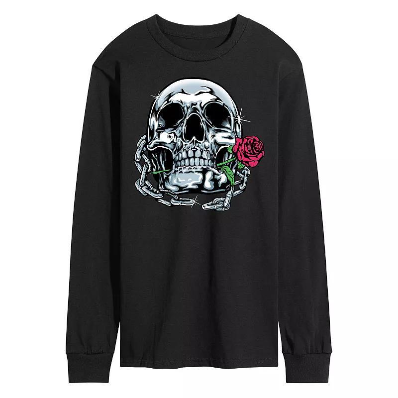 Mens Shiny Skull Tee Product Image