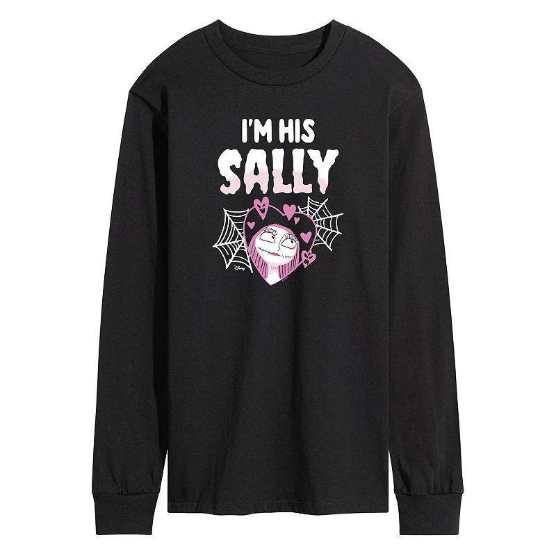 Disneys Nightmare At Christmas Mens Im His Sally Long Sleeve Graphic Tee Product Image