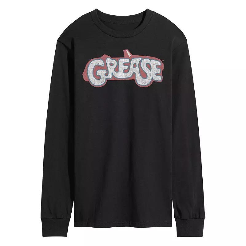 Mens Grease Logo Long Sleeve Tee Product Image