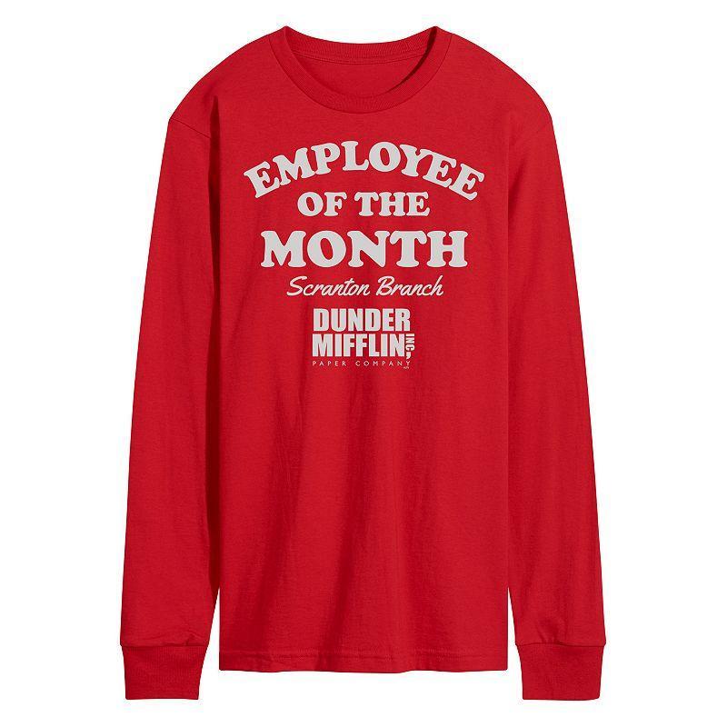 Mens The Office Employee Of Month Long Sleeve Tee Product Image