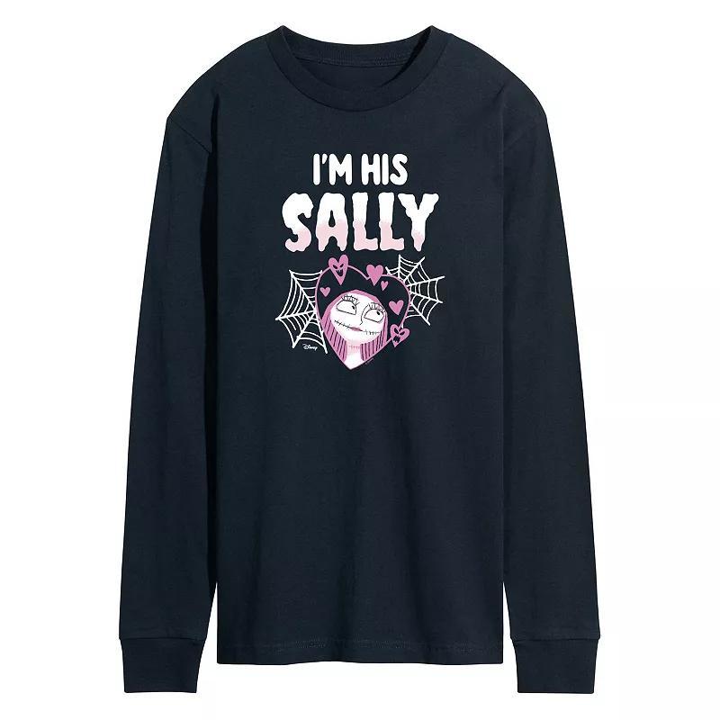 Disneys Nightmare At Christmas Mens Im His Sally Long Sleeve Graphic Tee Product Image