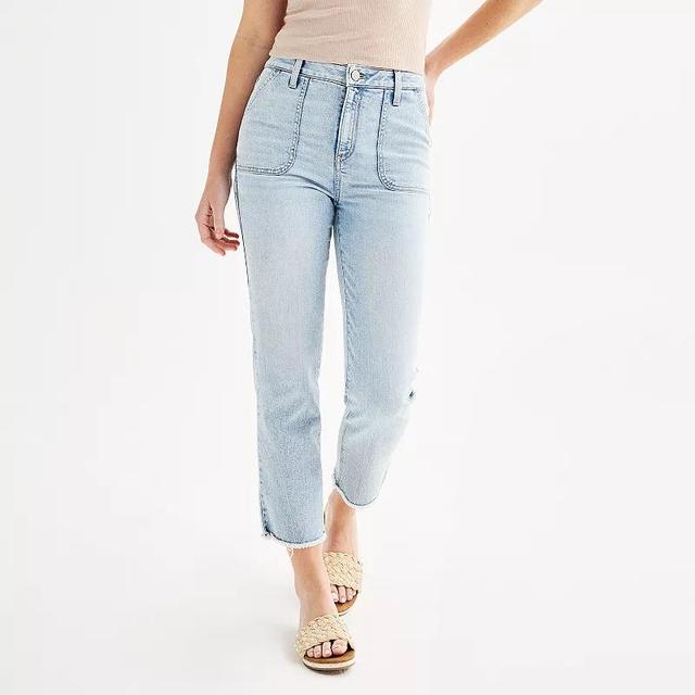 Juniors SO Carpenter Cropped Jeans, Womens Product Image