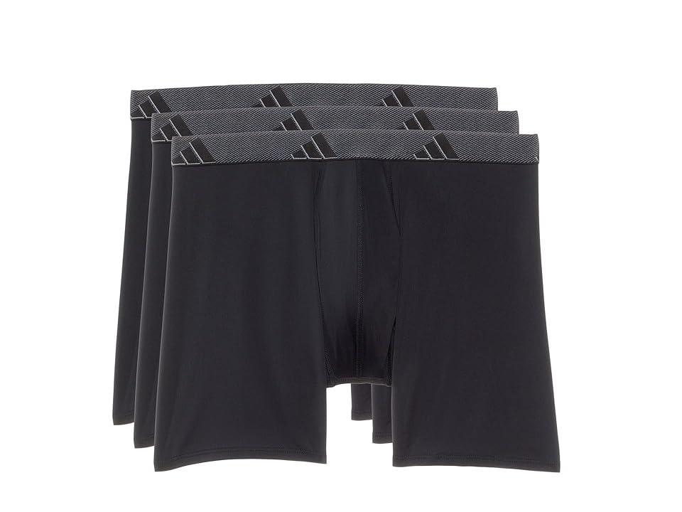 Mens adidas 3-pack Microfiber Boxer Briefs Product Image