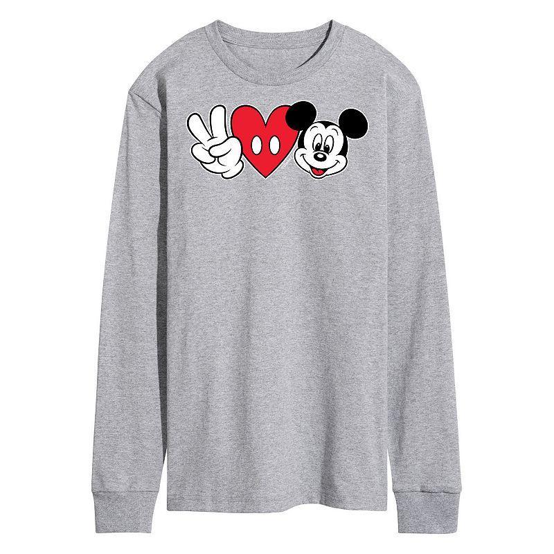 Mens Disneys Peace Love Mickey Tee Product Image