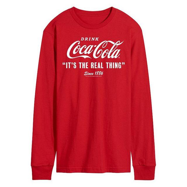 Mens Coca-Cola Its The Real Thing Graphic Tee Product Image