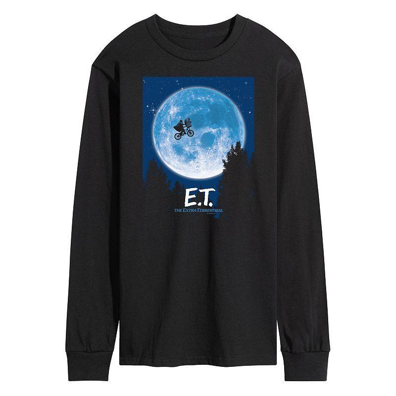 Mens ET Moon Poster Long Sleeve Tee Product Image