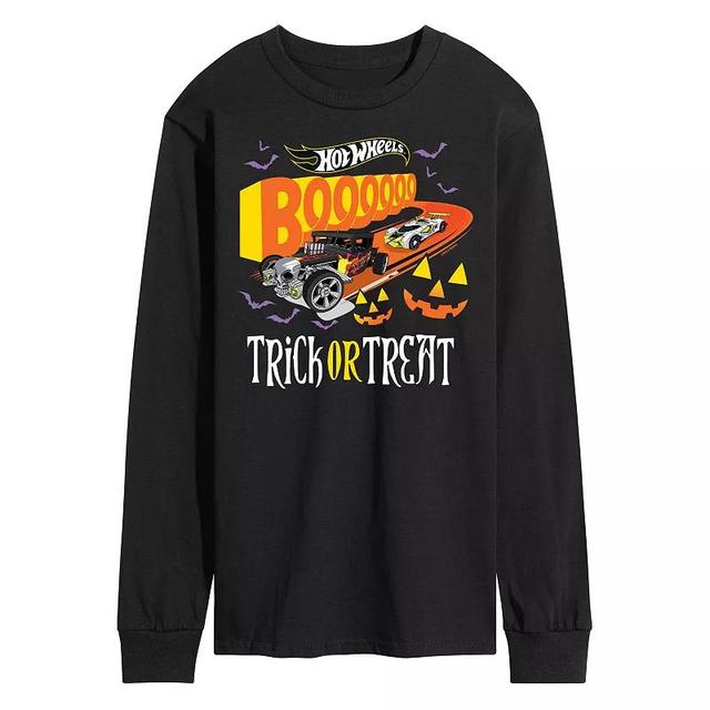 Mens Hot Wheels Trick Or Treat Long Sleeve Graphic Tee Product Image