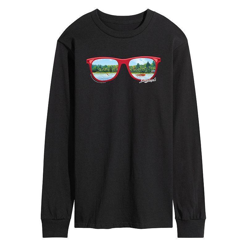 Mens Leinenkugels Sunglasses Long Sleeve Graphic Tee Black Product Image