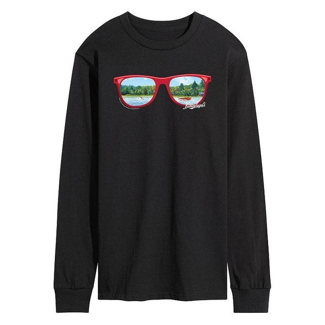 Mens Leinenkugels Sunglasses Long Sleeve Graphic Tee Black Product Image