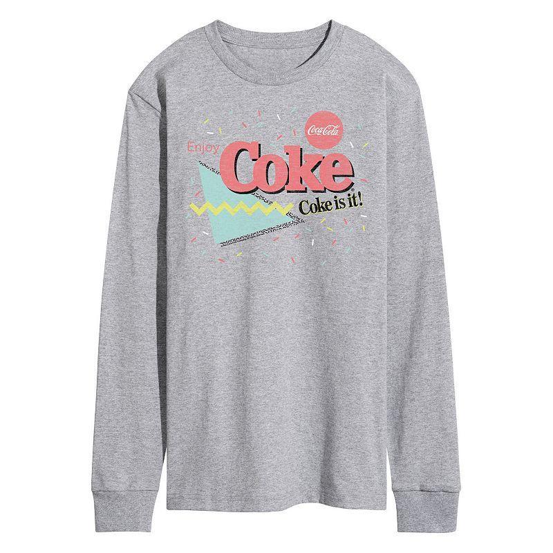 Mens CocaCola Coke Is It 90s Long Sleeve Graphic Tee Product Image