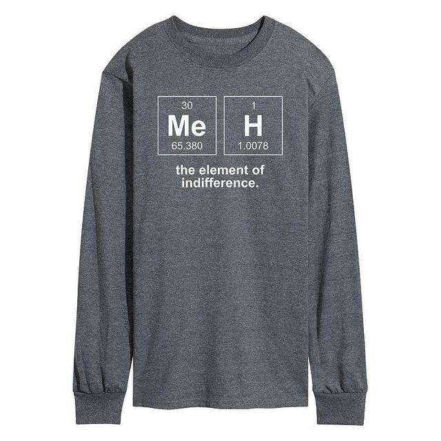 Mens MeH Element Tee Dark Grey Product Image