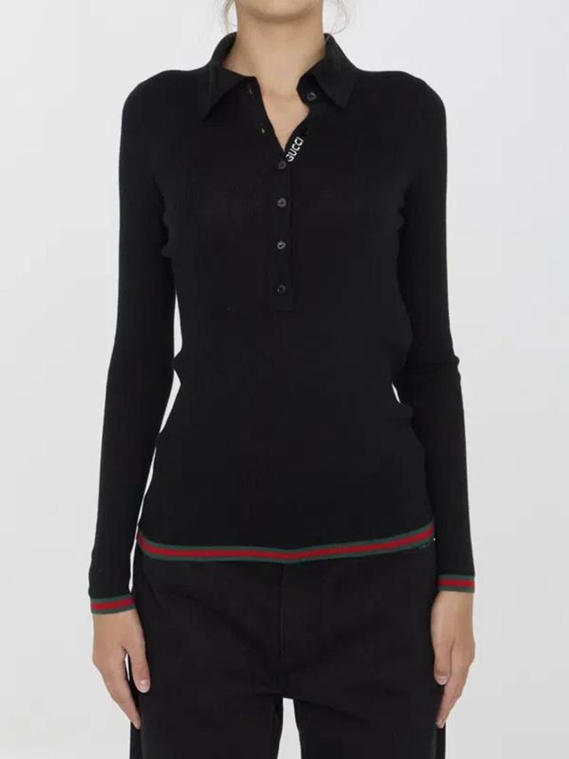 Cashmere And Silk Jumper In Black Product Image