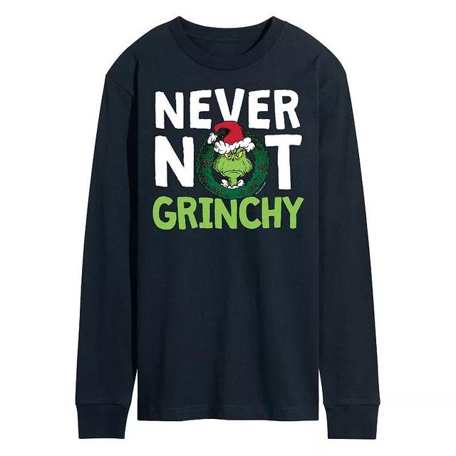 Mens Dr. Seuss Grinch Never Not Grinchy Long Sleeve Tee Product Image