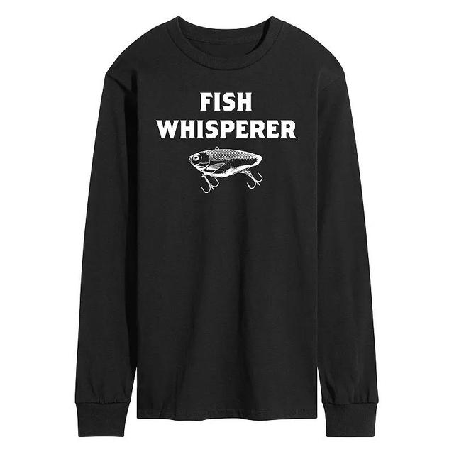 Mens Fish Whisperer Long Sleeve Graphic Tee Product Image