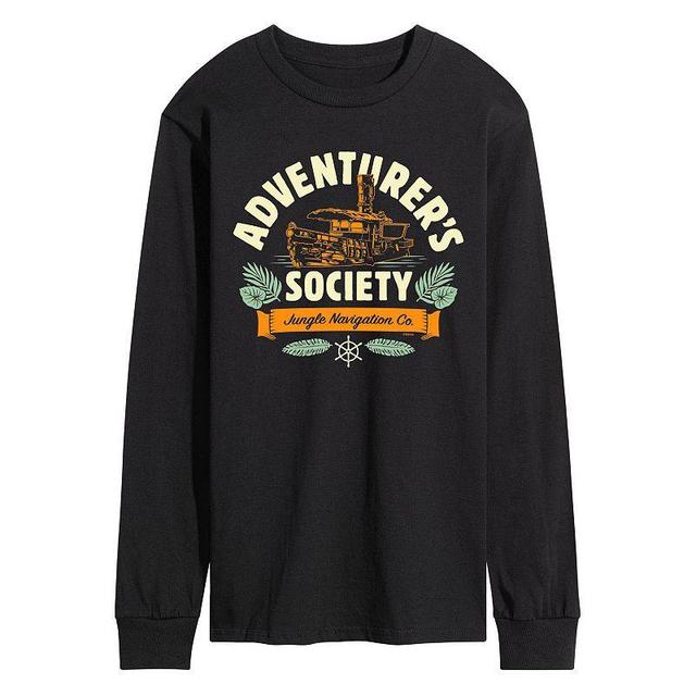 Disneys Jungle Cruise Mens Adventurers Society Long Sleeve Graphic Tee Product Image