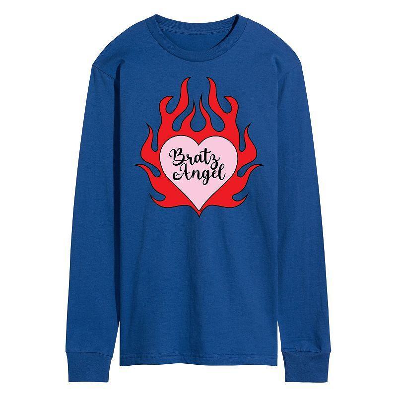 Mens Bratz Angel Long Sleeve Graphic Tee Med Blue Product Image