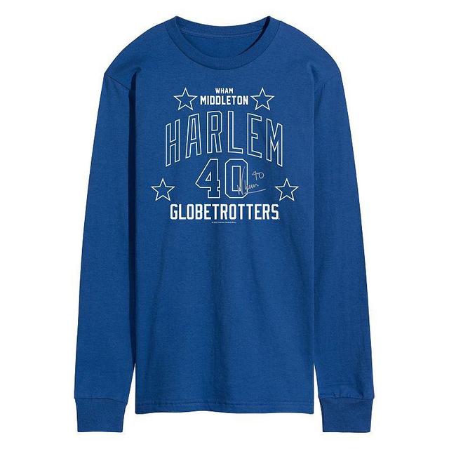 Mens Harlem Globetrotters Wham Middleton 40 Long Sleeve Tee Product Image