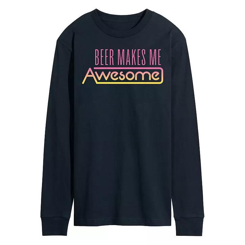 Mens Makes Me Awesome Graphic Tee Black Product Image