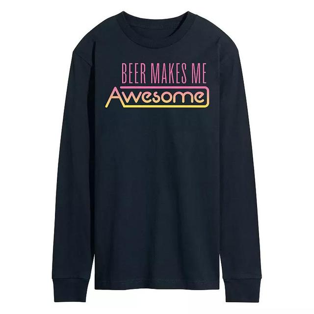 Mens Makes Me Awesome Graphic Tee Black Product Image