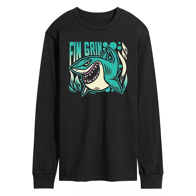 Disney / Pixars Finding Nemo Mens Fin Grin Long Sleeve Graphic Tee Product Image