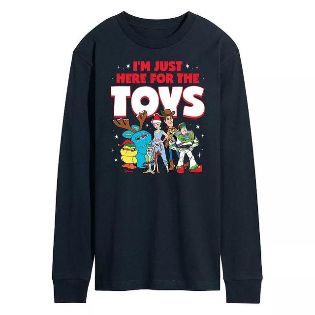 Disney / Pixars Toy Story 4 Mens Here For The Toys Long Sleeve Graphic Tee Product Image