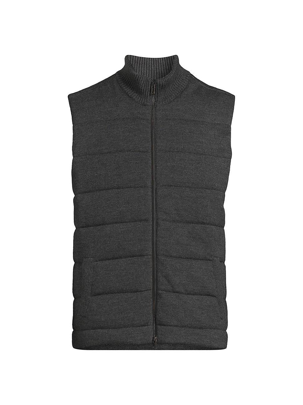 Mens Merino Knit Full-Zip Vest Product Image