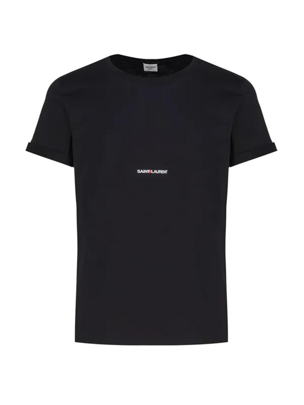 Logo T-shirt In Cotton In Black Product Image