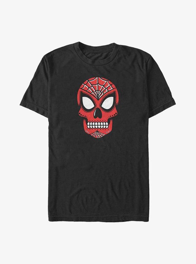 Marvel Spider-Man Sugar Skull Big & Tall T-Shirt Product Image